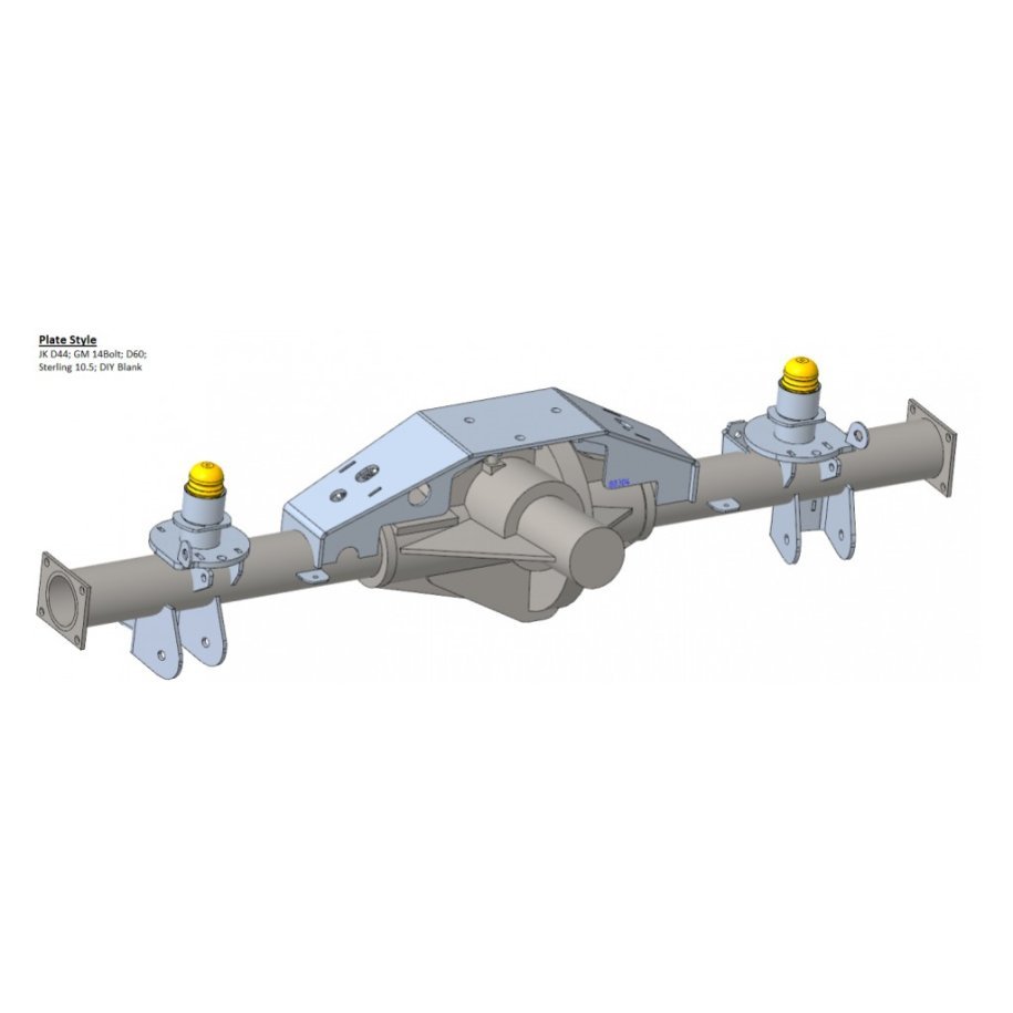 Iron Rock WJ to JK Dana 44 Rear Axle Swap Truss