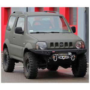 Front steel bumper with winch plate MorE 4x4