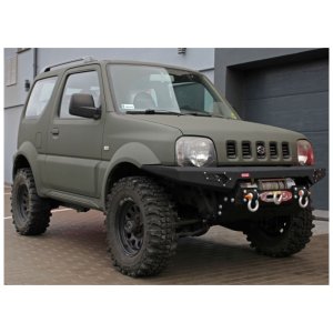 Front steel bumper with winch plate MorE 4x4