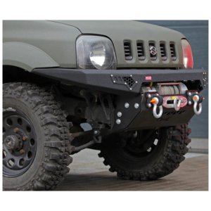 Front steel bumper with winch plate MorE 4x4