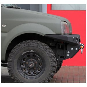 Front steel bumper with winch plate MorE 4x4
