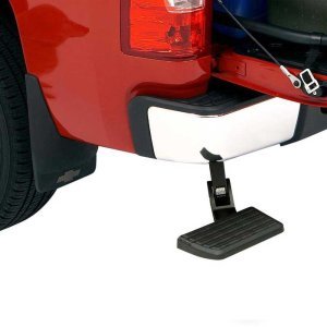 Retractable bumper step (double exhaust) RealTruck AMP