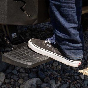 Retractable bumper step passenger side RealTruck AMP