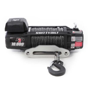 Winch with synthetic rope and wireless remote 10000 lbs Smittybilt X20 GEN2