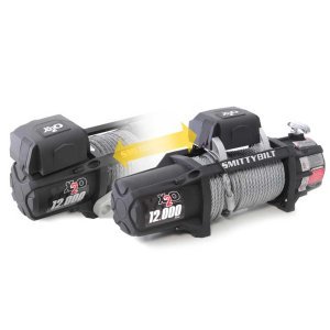 Winch with synthetic rope and wireless remote 10000 lbs Smittybilt X20 GEN2