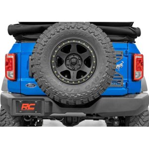 Spare tyre relocation with reinforcement bracket Rough Country