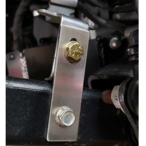 Front brake line bracket extension Clayton Lift 2-4"