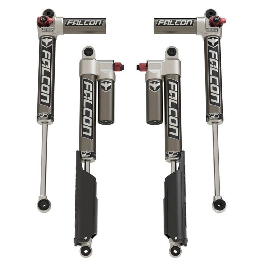 Shocks set TeraFlex Falcon Series SP2 3.3 Fast Adjust Piggyback Lift 2-3" Petrol