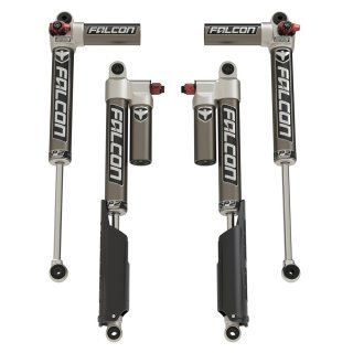 Shocks set TeraFlex Falcon Series SP2 3.3 Fast Adjust Piggyback Lift 2-3" Petrol