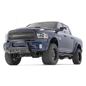 Mesh grille with 30" dual row LED light bar Black Series Rough Country