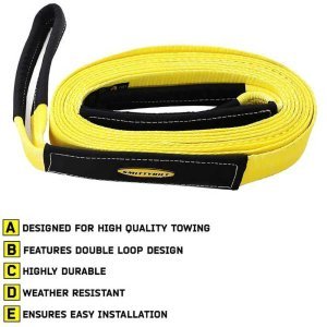 Tow recovery strap 4"x20' Smittybilt
