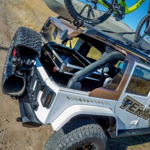 Rear cargo rack black TeraFlex Wasatch