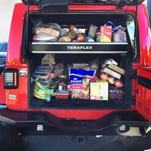 Rear cargo rack black TeraFlex Wasatch