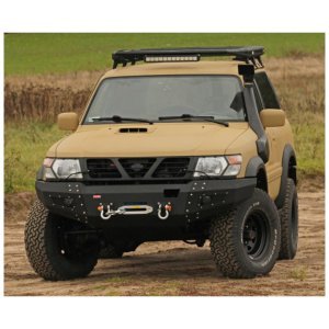 Front steel bumper with winch plate MorE 4x4
