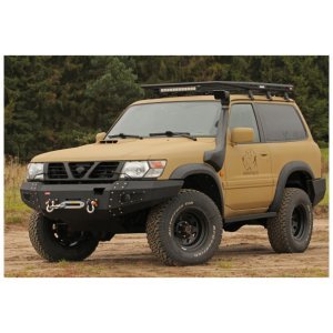 Front steel bumper with winch plate MorE 4x4