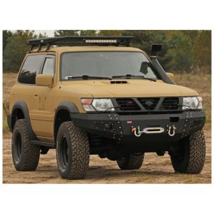 Front steel bumper with winch plate MorE 4x4