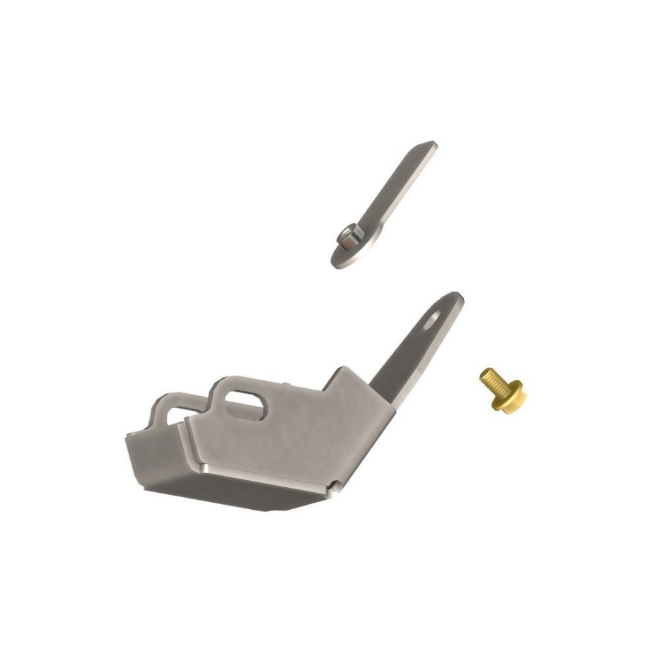 Rear axle shock bracket skids Barnes 4WD