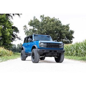 LED lights 2" square amber DRL Rough Country Black Series