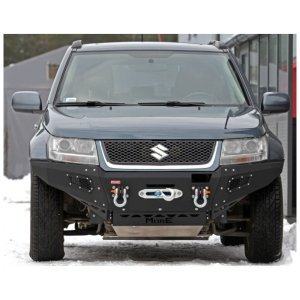 Front steel bumper with winch plate MorE 4x4