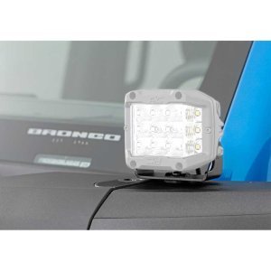 LED lights 2" square Spot Beam Rough Country Black Series