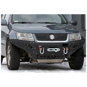 Front steel bumper with winch plate MorE 4x4