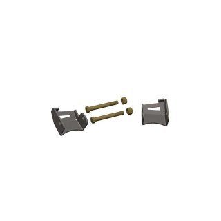 Rear axle lower control arm skidplates Barnes 4WD