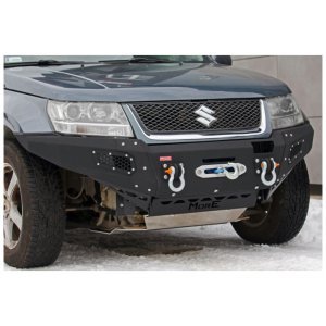 Front steel bumper with winch plate MorE 4x4