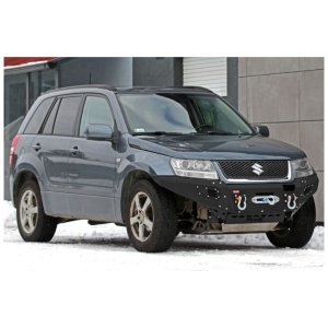 Front steel bumper with winch plate MorE 4x4