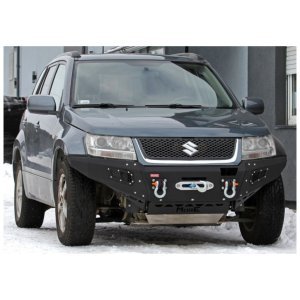 Front steel bumper with winch plate MorE 4x4