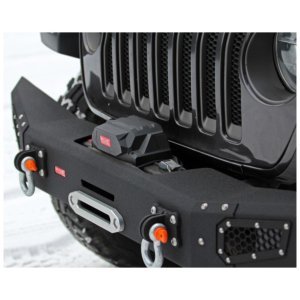 Front steel bumper with winch plate MorE 4x4