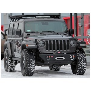 Front steel short bumper with winch plate MorE 4x4