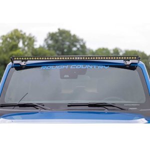 LED light bar 50" upper windshield Black Series Rough Country