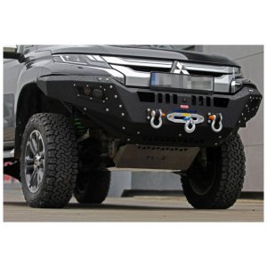 Front steel bumper with winch plate MorE 4x4
