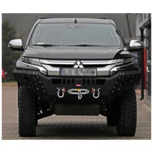 Front steel bumper with winch plate MorE 4x4