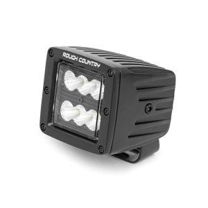 Lower windshield LED 2" kit Flood Beam Rough Country Black Series
