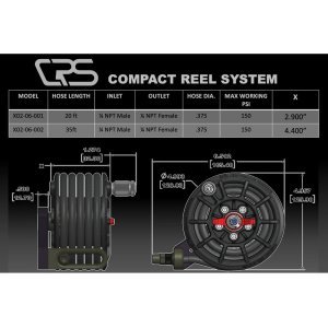 Compact Reel System Apex 6 meters