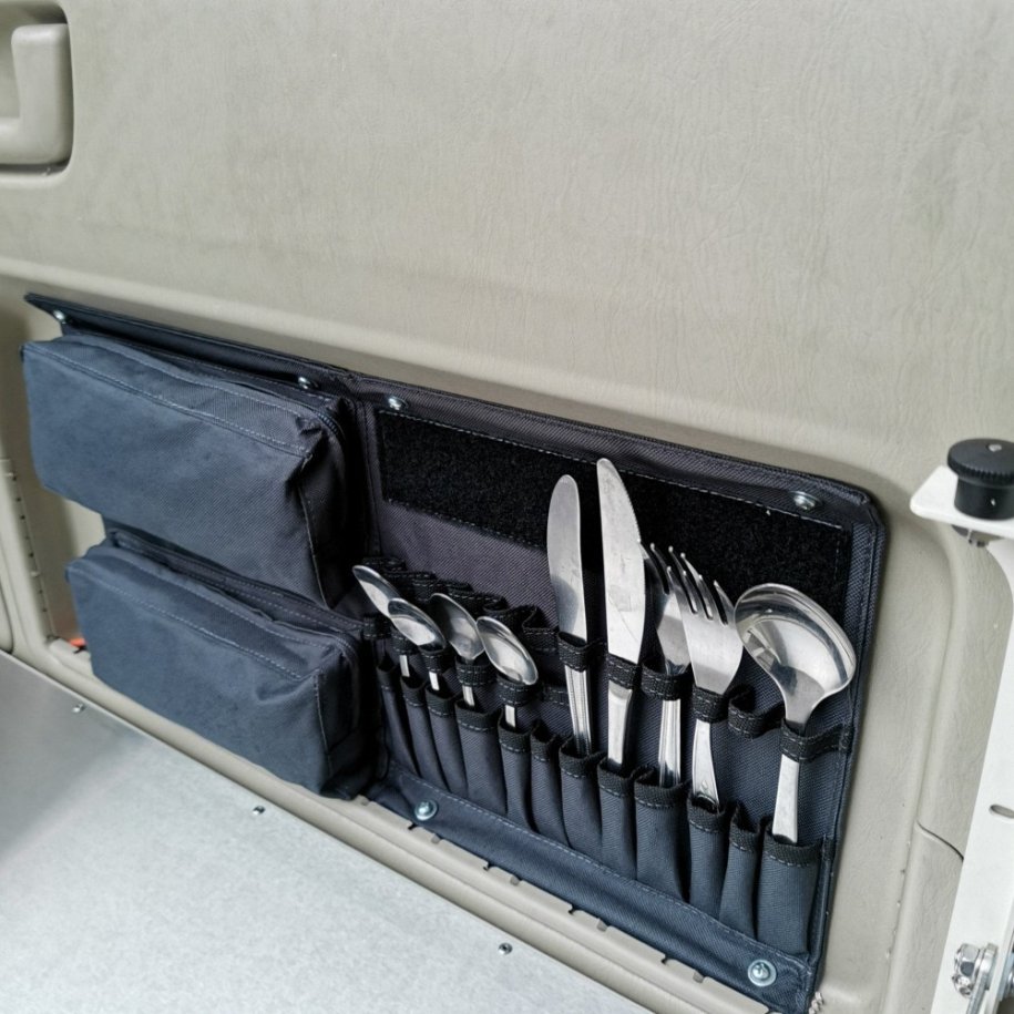 Cutlery organizer to door Bison Gear