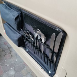 Cutlery organizer to door Bison Gear