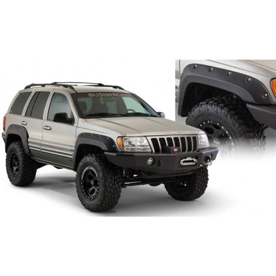 Front and rear fender flares RealTruck Bushwacker Cut-Out Style