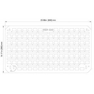 Universal large MOLLE panel Bison Gear