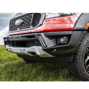 Front bumper guard with LED lights Air Design