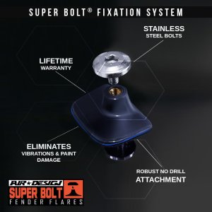 Front and rear fender flares Air Design Super Bolt