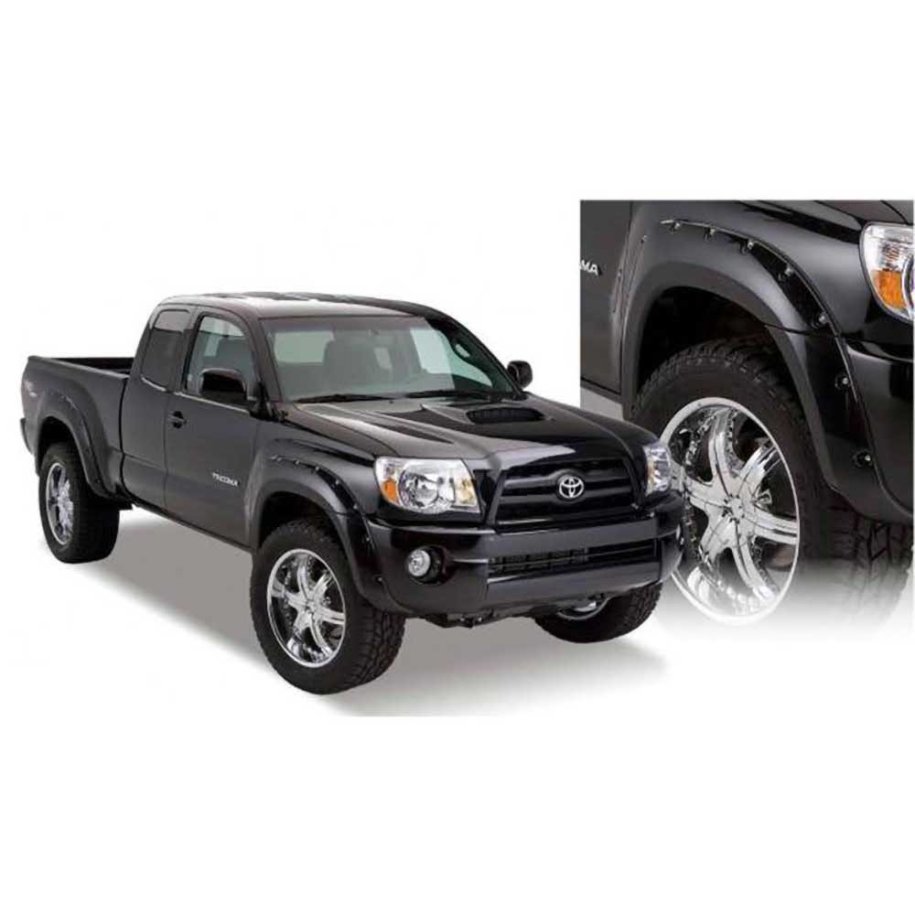 Front and rear fender flares Husky Liners  Pocket Style short bed