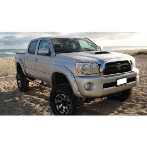 Front and rear fender flares Husky Liners  Pocket Style short bed