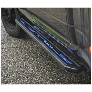Running boards Rough Country Multi-Color LED Crew cab