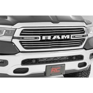 Dual LED grille kit 6" Rough Country Chrome Series