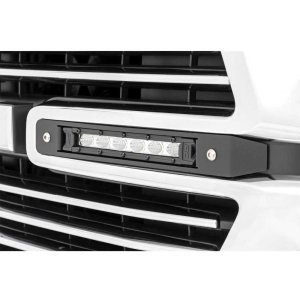 Dual LED grille kit 6" Rough Country Chrome Series