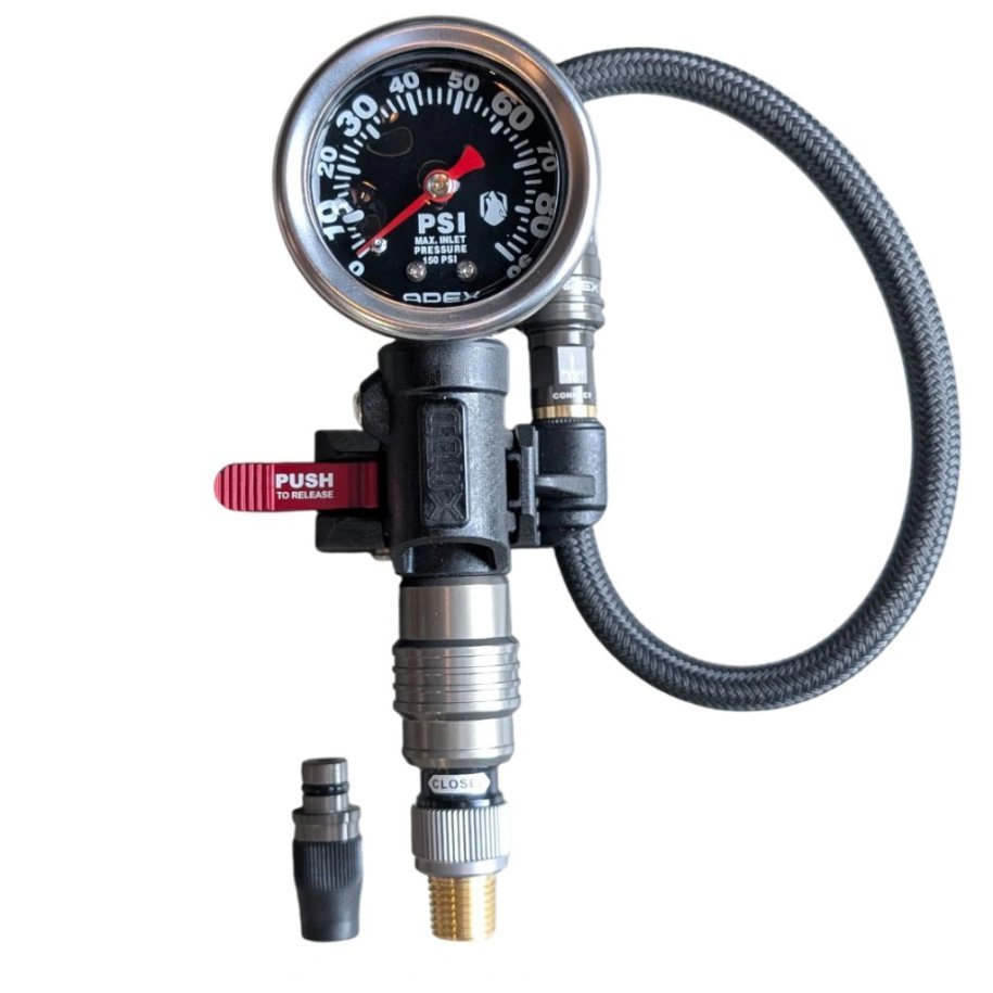 Precision Tire Inflator 0-90 PSI Apex - Composite edition