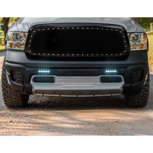 Front bumper guard with LED lights Air Design