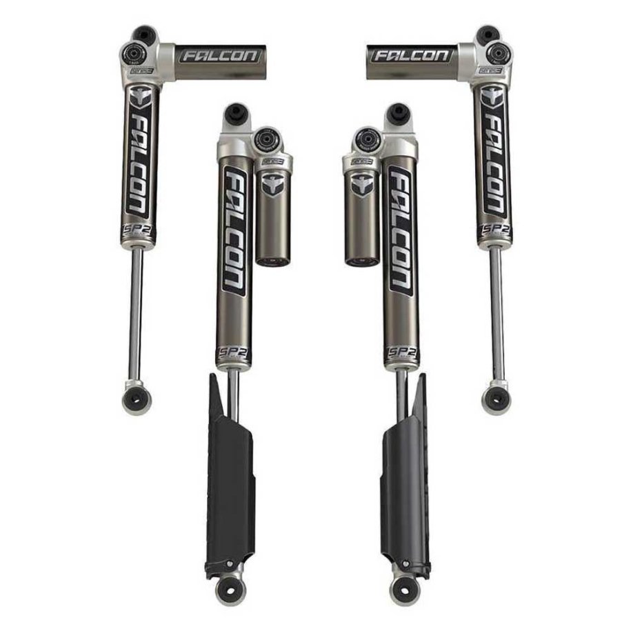Shocks set TeraFlex Falcon Series SP2 3.1 Piggyback Lift 0-1,5" Petrol